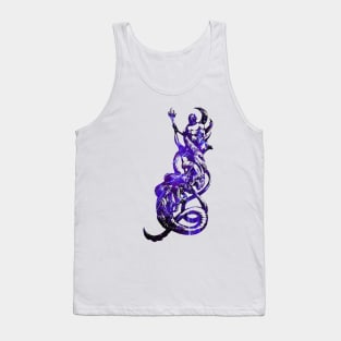 Cyberpunk robot Tank Top